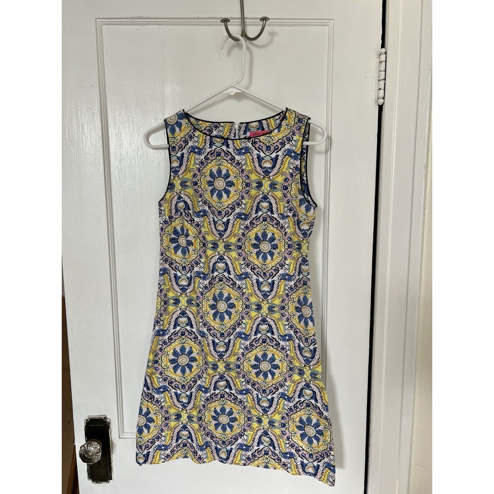 Betsey Johnson - Cotton Floral Sheath Dress- Size 2 - Picture 1 of 9